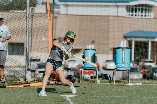  Jordan Williams practicing with the Dane softball team to gear up for another season. 