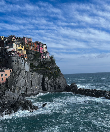 A view from a town in the beautiful Cinque Terre, Italy during an EF trip.
