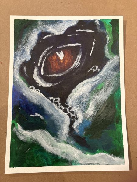 “Dragon’s Eye," an acrylic painting