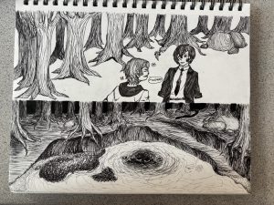 "Double Black and The Tree’s Keeper," a sketch