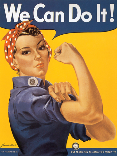 J. Howard Miller, “We Can Do It!,” ca. 1942, War Production Coordinating Committee.